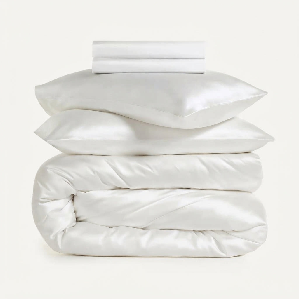 Bamboo Sheet and Duvet Set with Pet Hair Resistant Bedding for Dogs and Cats
